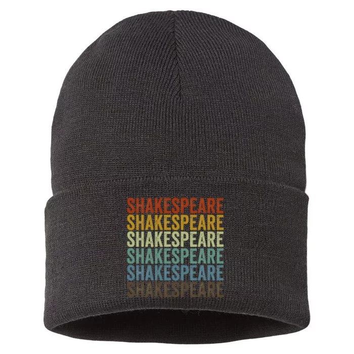 Shakespeare Retro Sustainable Knit Beanie