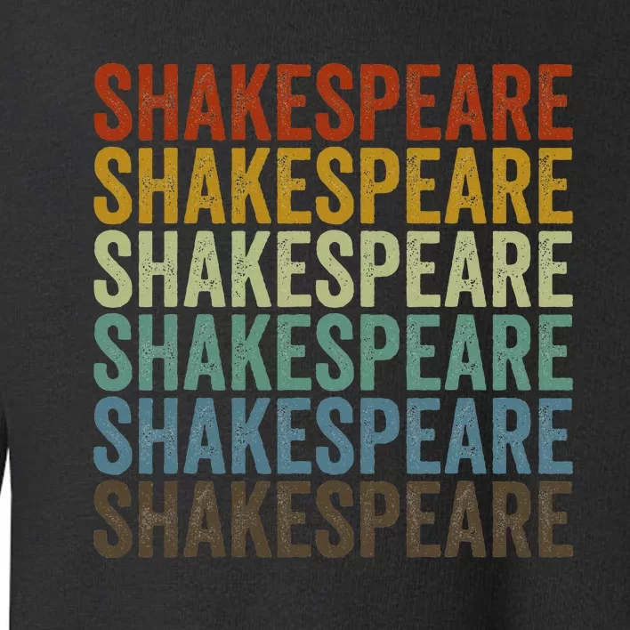 Shakespeare Retro Toddler Sweatshirt