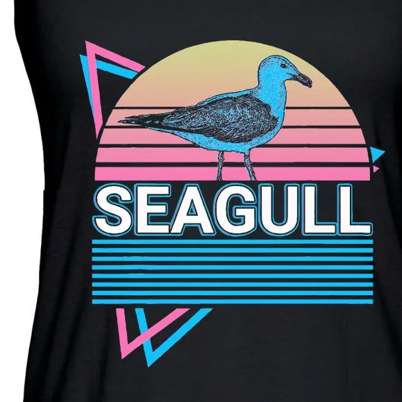 Seagull Retro Ladies Essential Flowy Tank