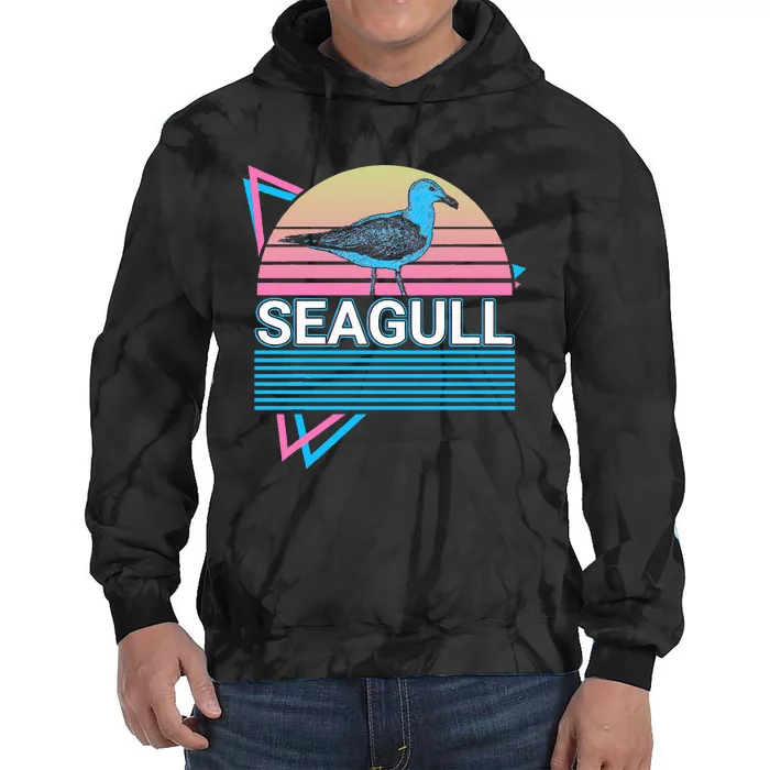 Seagull Retro Tie Dye Hoodie