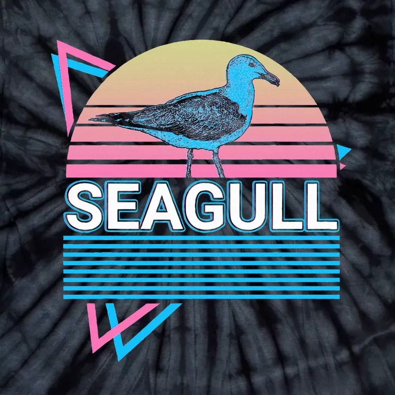 Seagull Retro Tie-Dye T-Shirt