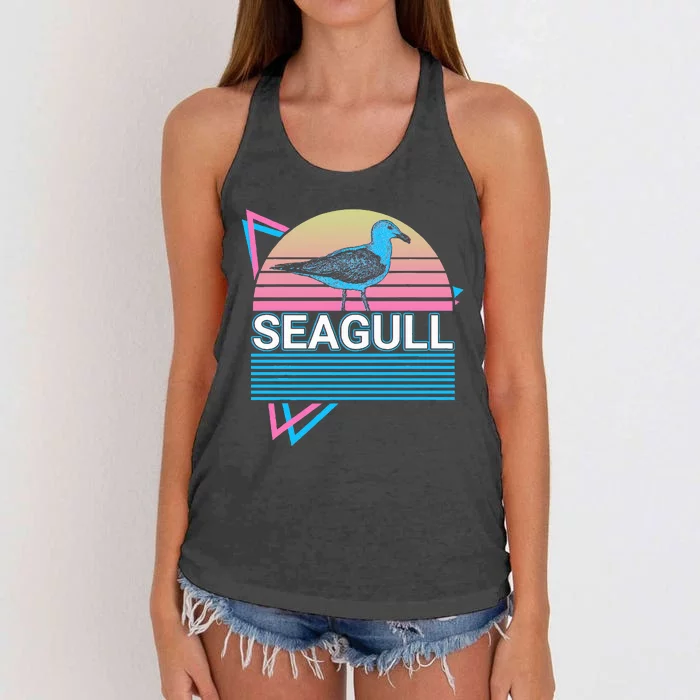 Seagull Retro Women's Knotted Racerback Tank