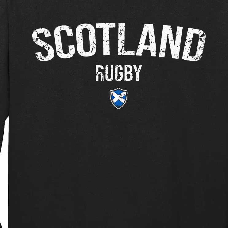 Scotland Rugby Six Nations Rugby Scotland Supporter Rugby Long Sleeve Shirt