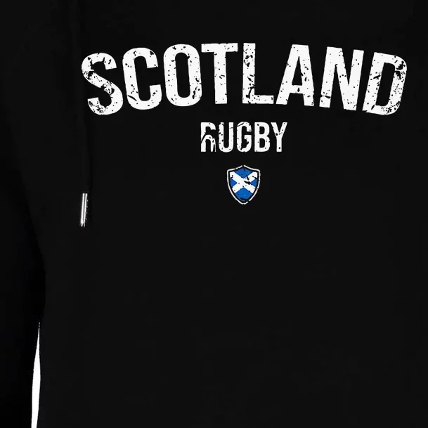 Scotland Rugby Six Nations Rugby Scotland Supporter Rugby Womens Funnel Neck Pullover Hood