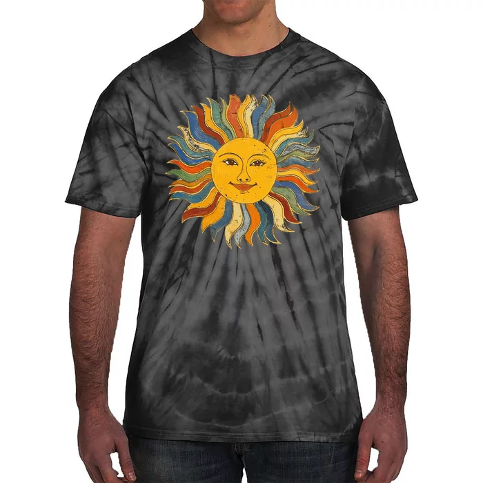 Sun Retro Sunshine Vintage Hippie Heart Gypsy Soul 1969 1970 Tie-Dye T-Shirt