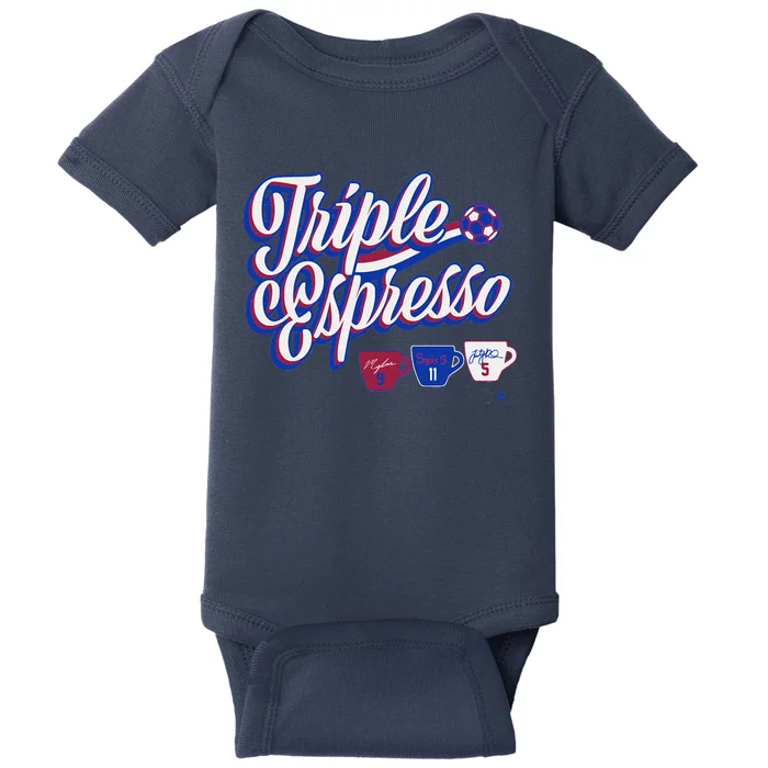 Swanson Rodman & Smith Triple Espresso Usa Soccer Baby Bodysuit