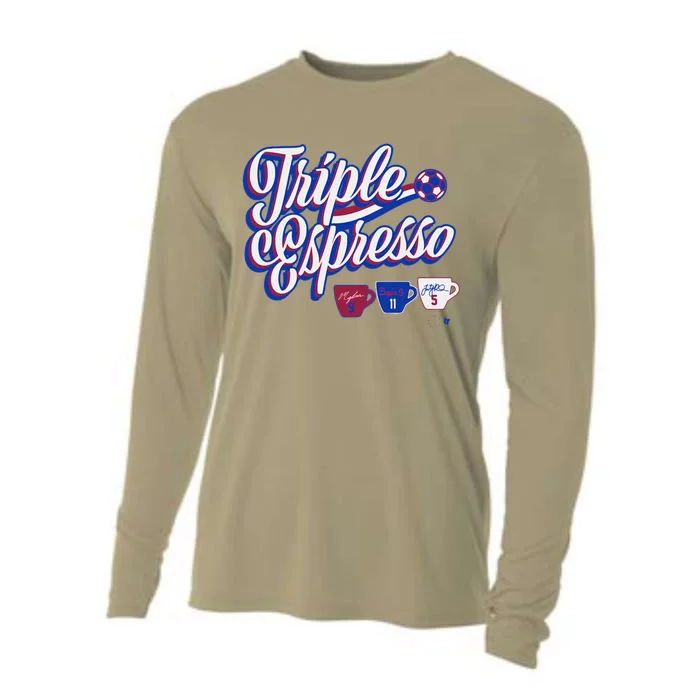 Swanson Rodman & Smith Triple Espresso Usa Soccer Cooling Performance Long Sleeve Crew