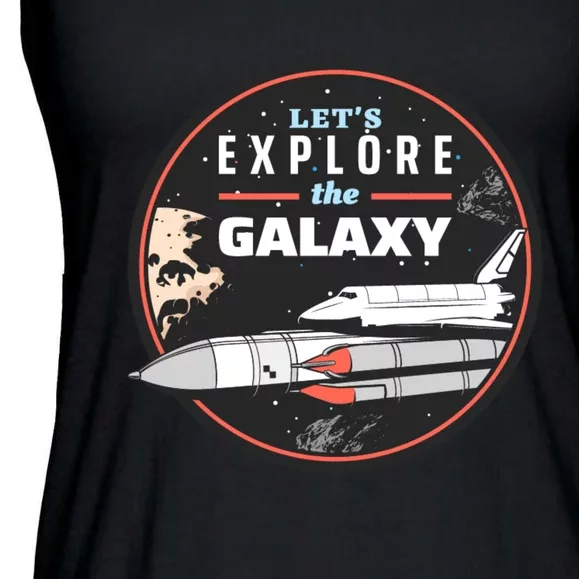 Space Retro Ladies Essential Flowy Tank