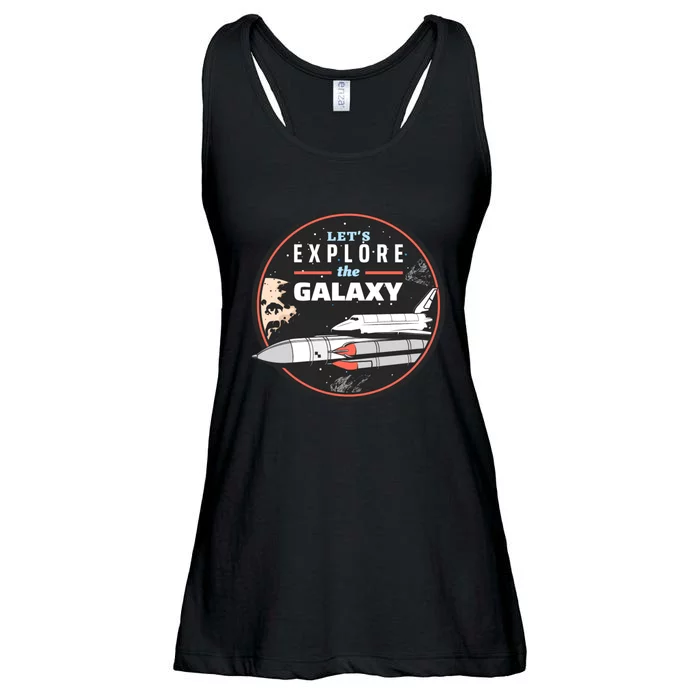 Space Retro Ladies Essential Flowy Tank