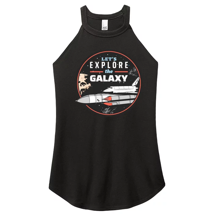 Space Retro Women’s Perfect Tri Rocker Tank