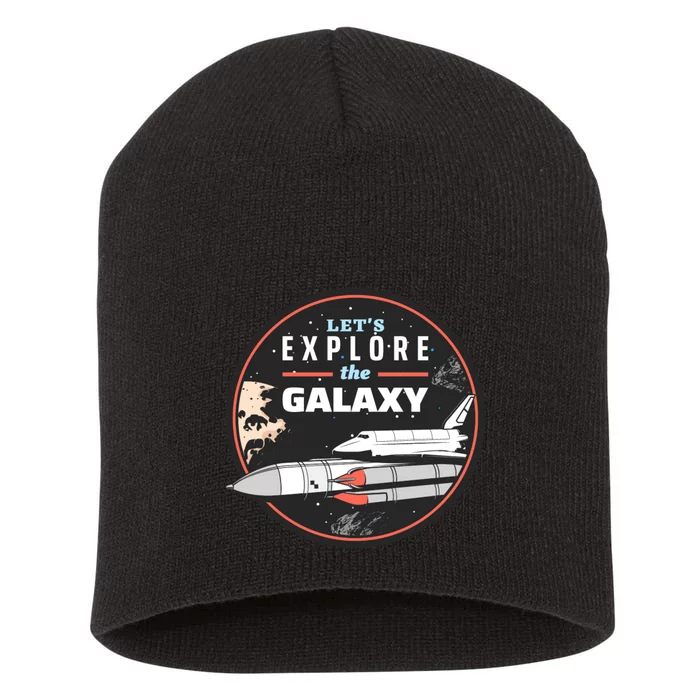 Space Retro Short Acrylic Beanie