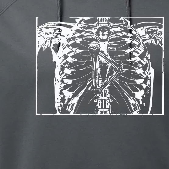 Scarlet Ribcage Performance Fleece Hoodie