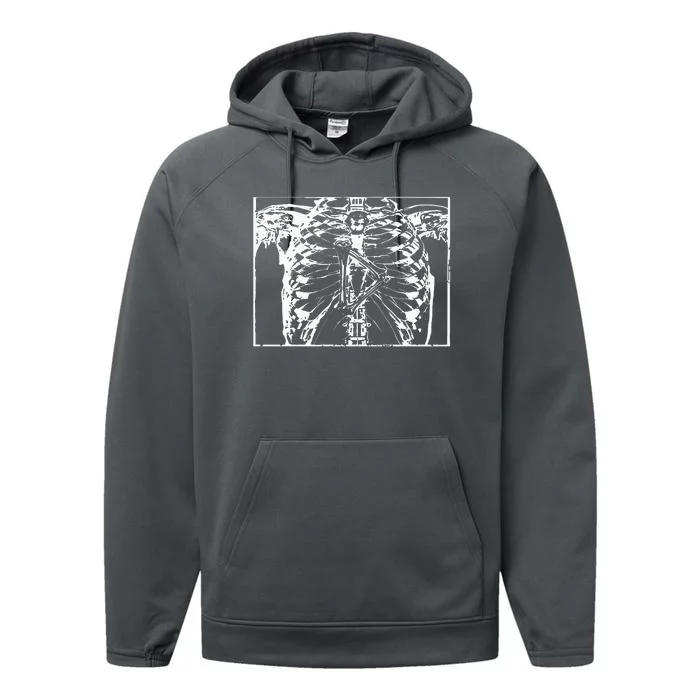 Scarlet Ribcage Performance Fleece Hoodie