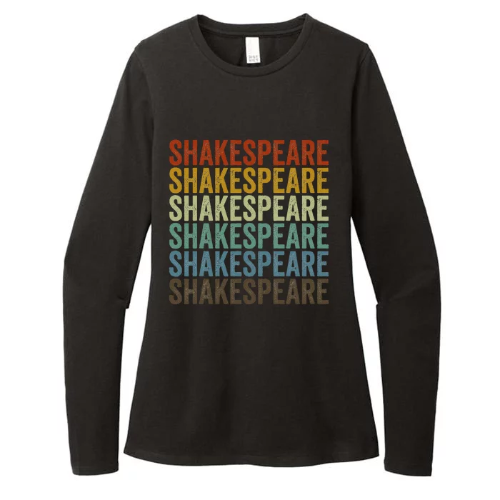 Shakespeare Retro Womens CVC Long Sleeve Shirt