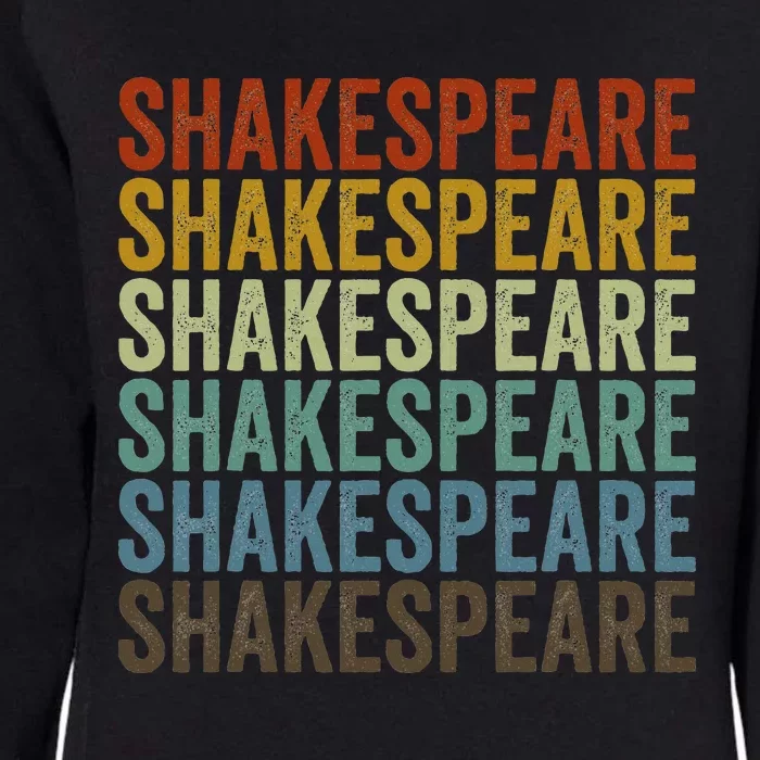 Shakespeare Retro Womens California Wash Sweatshirt