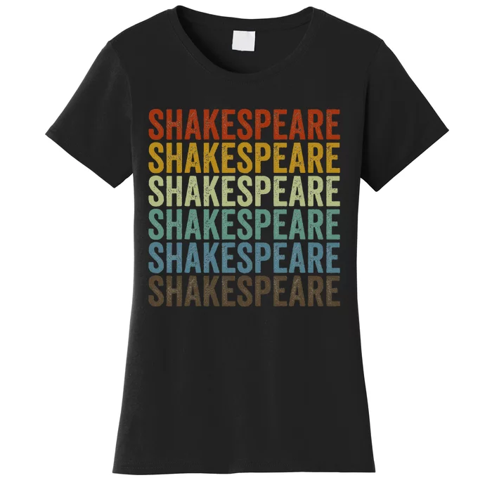 Shakespeare Retro Women's T-Shirt