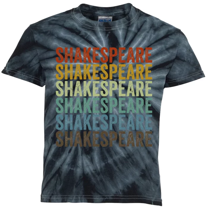 Shakespeare Retro Kids Tie-Dye T-Shirt