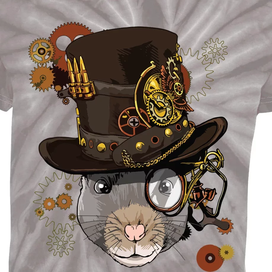 Steampunk Rat Steampunk Rat Lovers Kids Tie-Dye T-Shirt