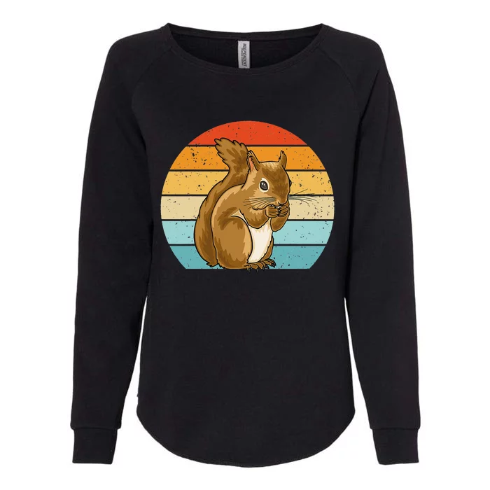 Squirrel Retro Squirrel Squirrel Lover Womens California Wash Sweatshirt