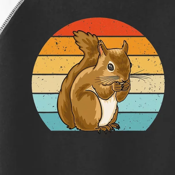 Squirrel Retro Squirrel Squirrel Lover Toddler Fine Jersey T-Shirt