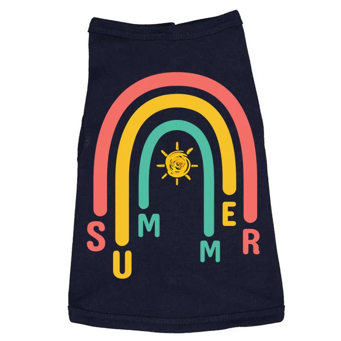 Summer Rainbow Sunshine Cute Doggie Tank