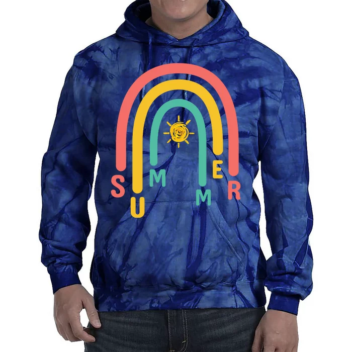 Summer Rainbow Sunshine Cute Tie Dye Hoodie