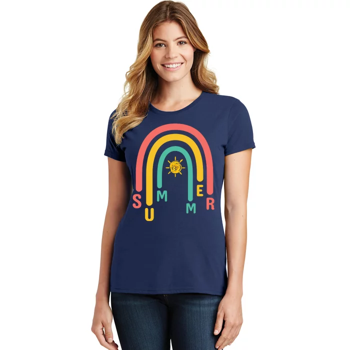 Summer Rainbow Sunshine Cute Women's T-Shirt