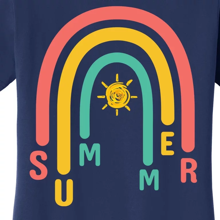 Summer Rainbow Sunshine Cute Women's T-Shirt