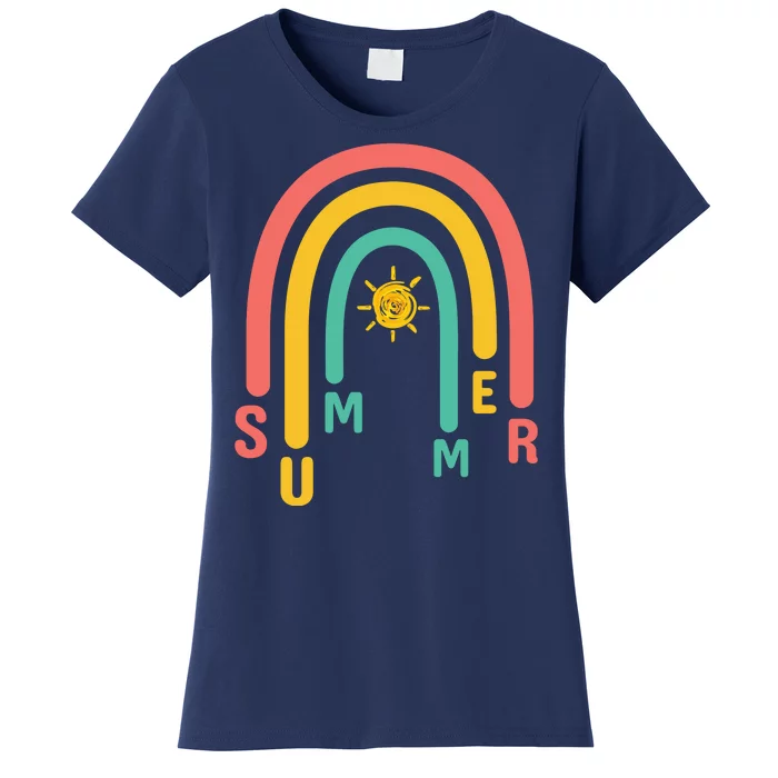 Summer Rainbow Sunshine Cute Women's T-Shirt