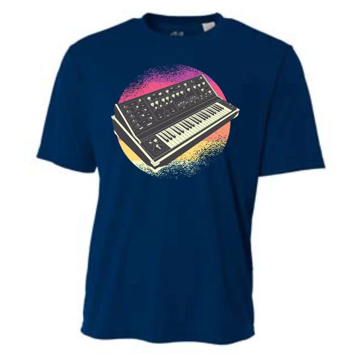 Synthesizer Retro Cooling Performance Crew T-Shirt