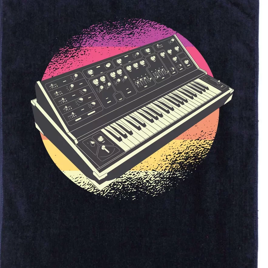 Synthesizer Retro Platinum Collection Golf Towel