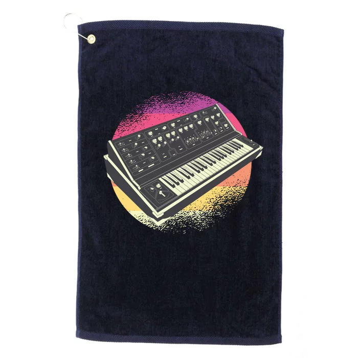 Synthesizer Retro Platinum Collection Golf Towel