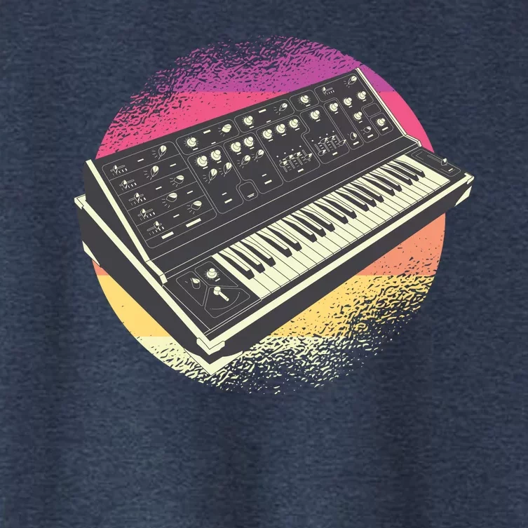 Synthesizer Retro Women's Crop Top Tee