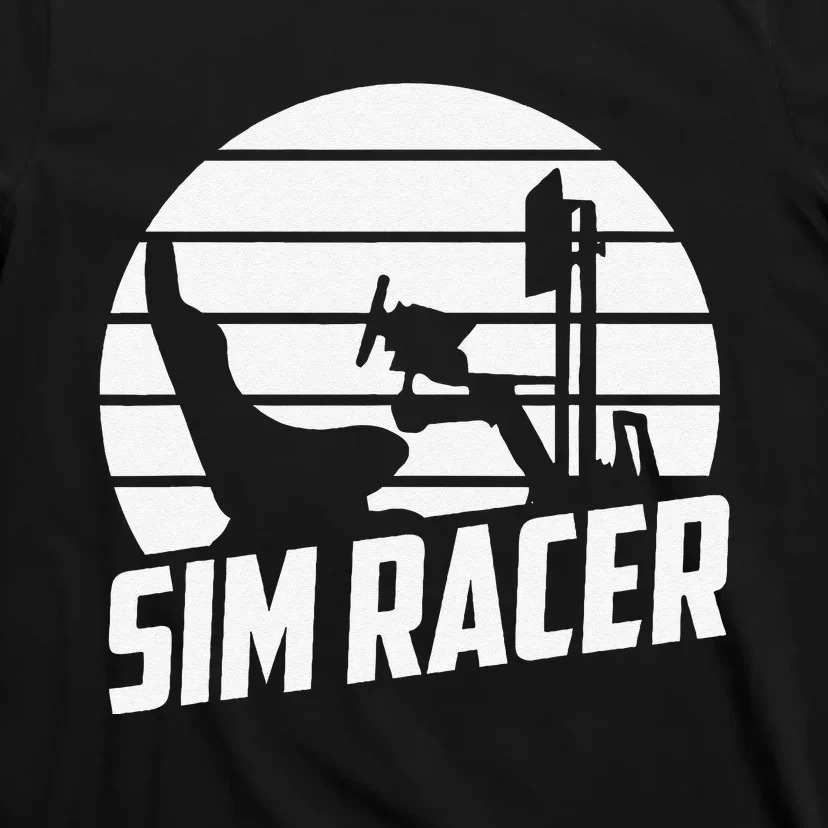 Sim Racer Simulation Gaming Race Car Sim Racing T-Shirt