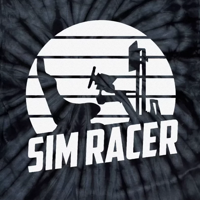 Sim Racer Simulation Gaming Race Car Sim Racing Tie-Dye T-Shirt