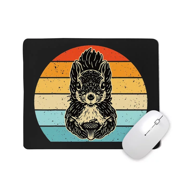 Squirrel Retro Squirrel Squirrel Lover Mousepad