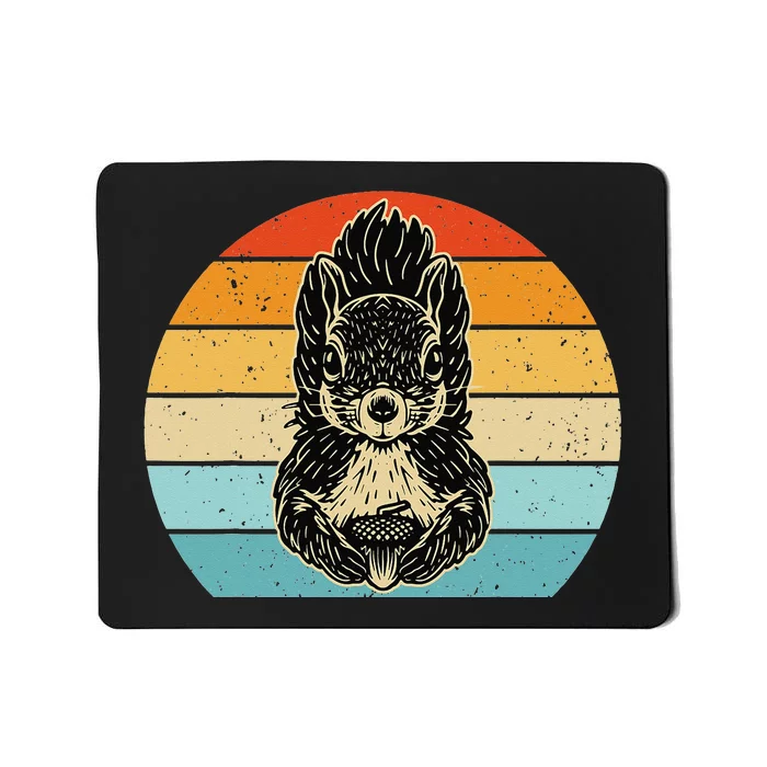 Squirrel Retro Squirrel Squirrel Lover Mousepad