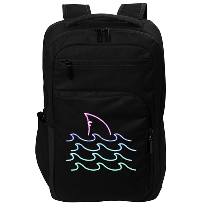 Shark Retro Shark Lover Gift Shark Impact Tech Backpack