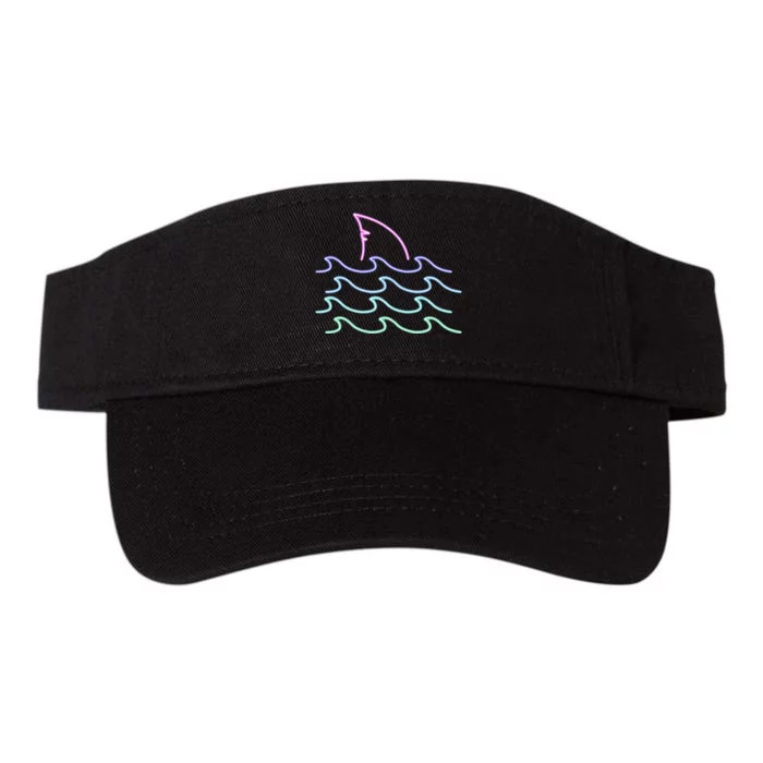 Shark Retro Shark Lover Gift Shark Valucap Bio-Washed Visor