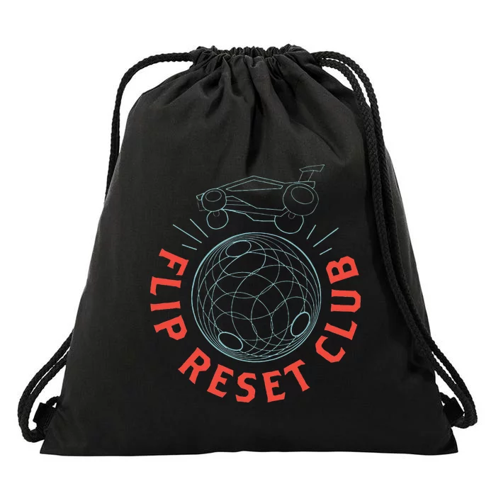 Simple Rocket Soccer League Flip Reset Club Clean Drawstring Bag