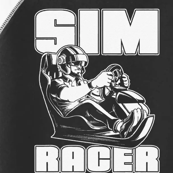 Sim Racer Simulation Gaming Race Car Sim Racing Toddler Fine Jersey T-Shirt