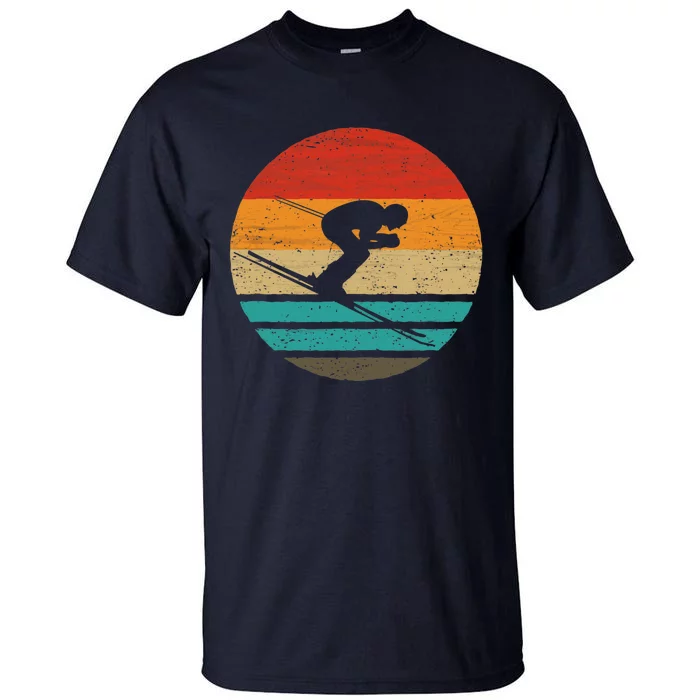 Skiing Retro Style Vintage Tall T-Shirt