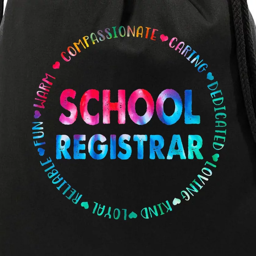 School Registrar School Data Entry Clerk Accountant Drawstring Bag