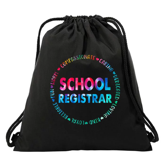 School Registrar School Data Entry Clerk Accountant Drawstring Bag