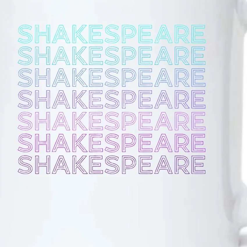 Shakespeare Retro Black Color Changing Mug