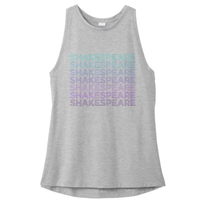 Shakespeare Retro Ladies Tri-Blend Wicking Tank