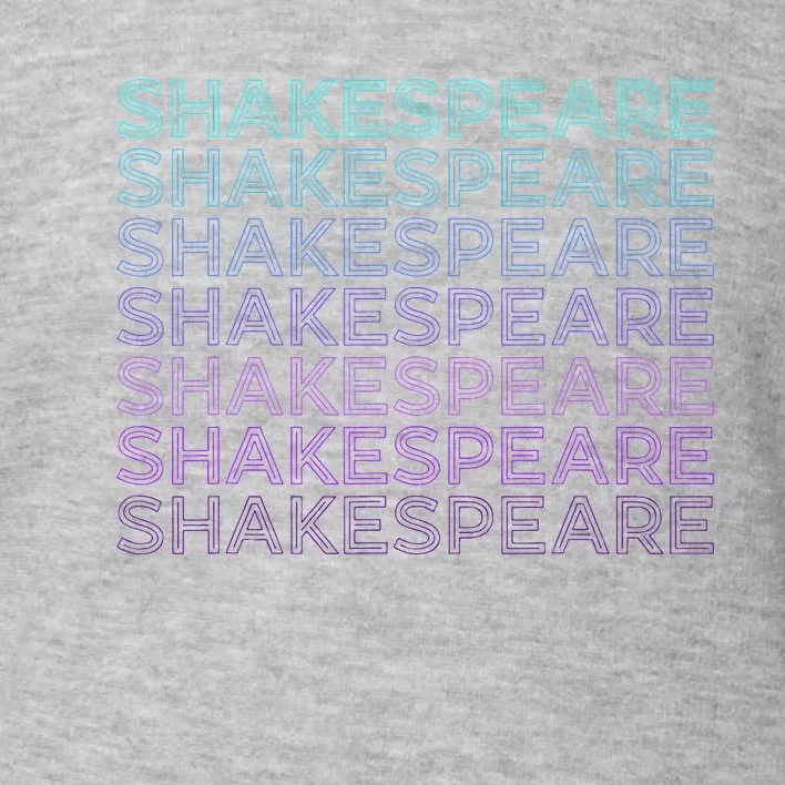 Shakespeare Retro Toddler Sweatshirt