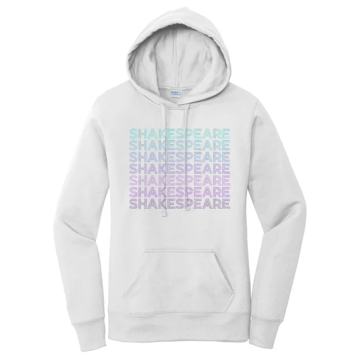 Shakespeare Retro Women's Pullover Hoodie