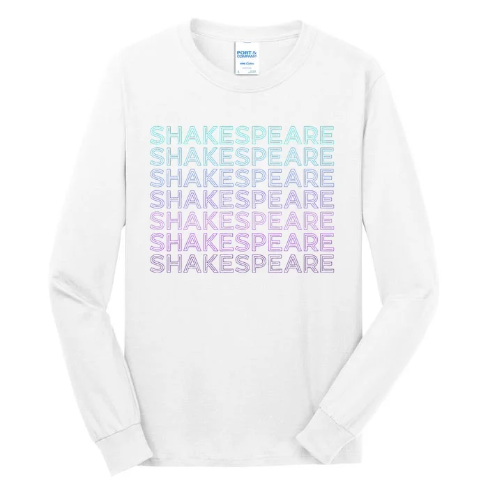 Shakespeare Retro Tall Long Sleeve T-Shirt