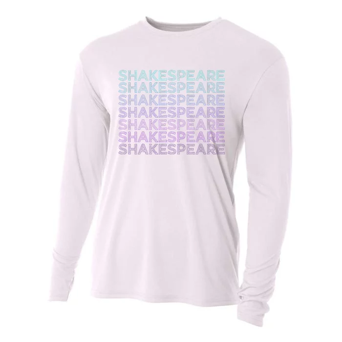 Shakespeare Retro Cooling Performance Long Sleeve Crew